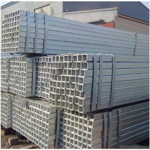 galvanized square tube readu for shipment