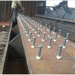 Precision drilled beam for structural steel bolted connection